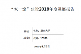 “雙一流”建設2018年度